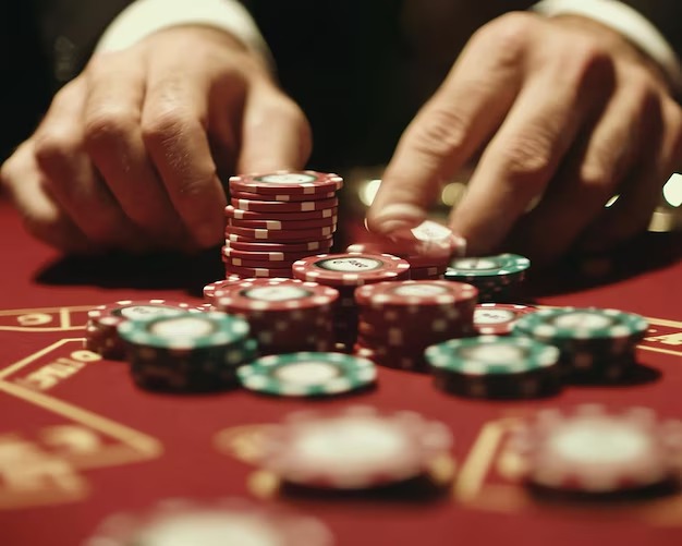 Live-dealer blackjack table on kingdom toto mobile interface